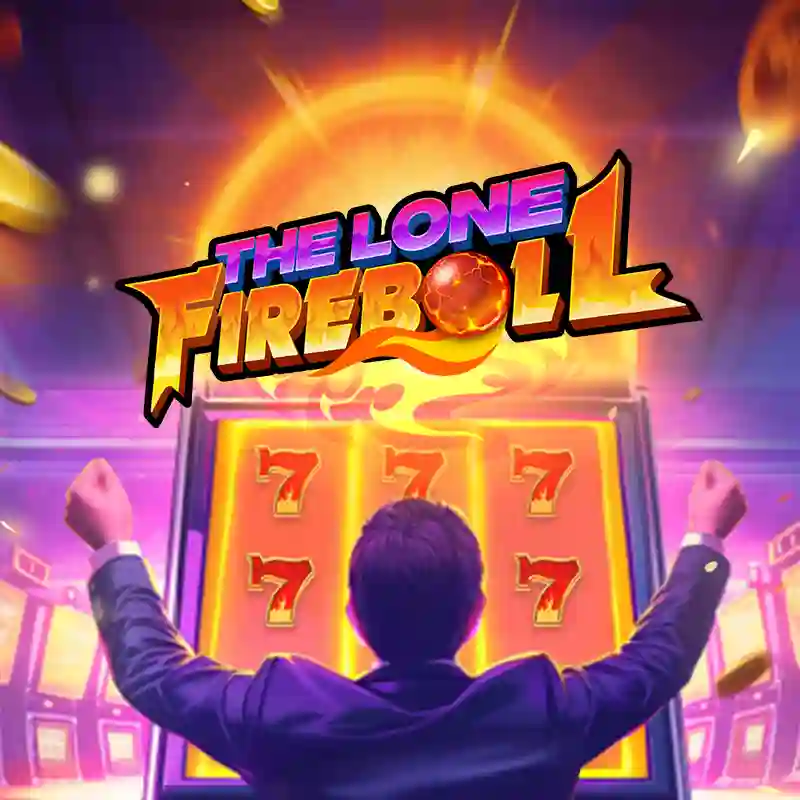The Lone Fireball slot game interface at luckylife casino